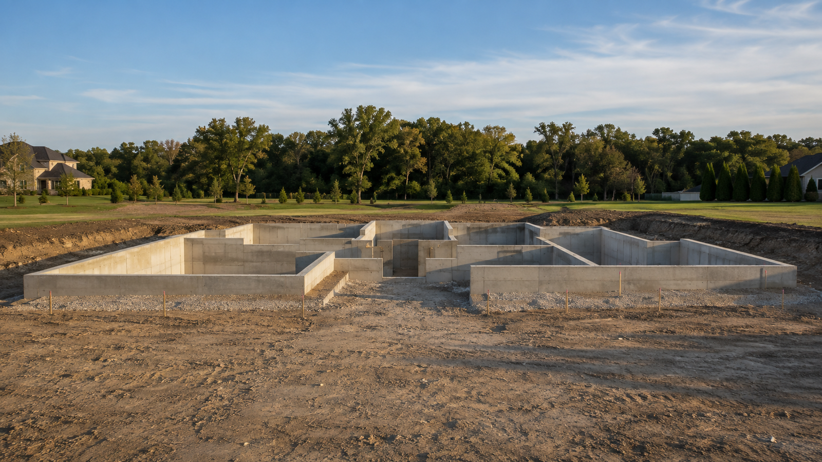 The Foundation of a premium Kansas City custom home